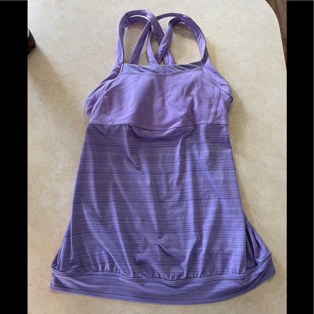Athleta Stride Crunch & punch Tank top size Small